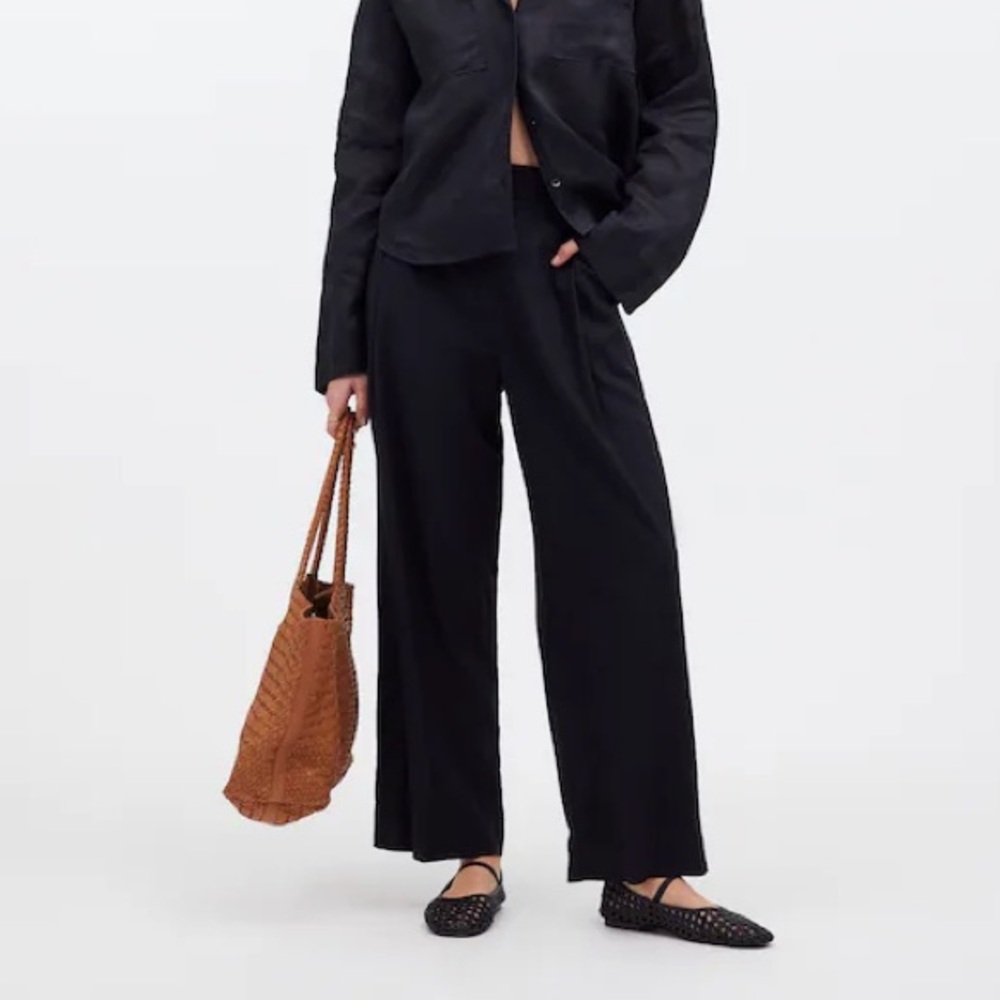 Madewell Women’s Pull-On Straight Crop Pants